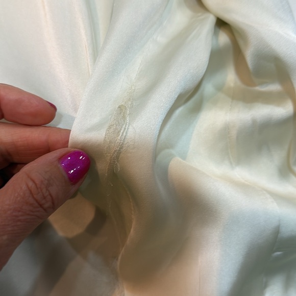 MNG suit cropped open cream blazer - Picture 6 of 13